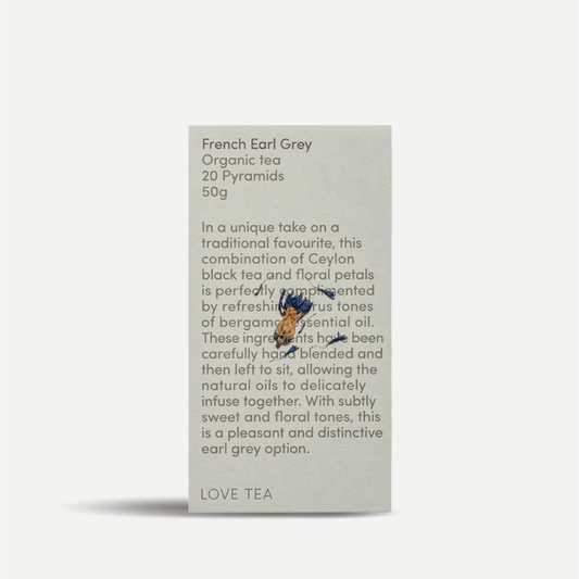 French Earl Grey Pyramid Tea Bags