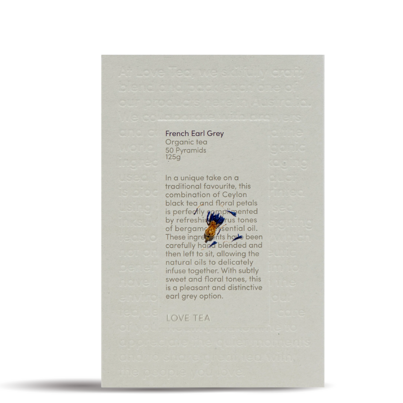 French Earl Grey Pyramid Tea Bags
