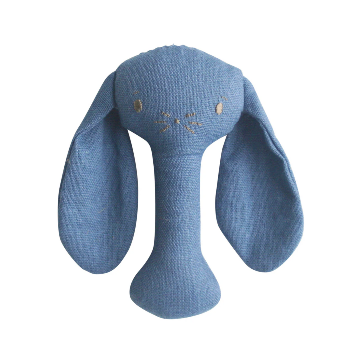 Bunny Rattle – Chambray Linen