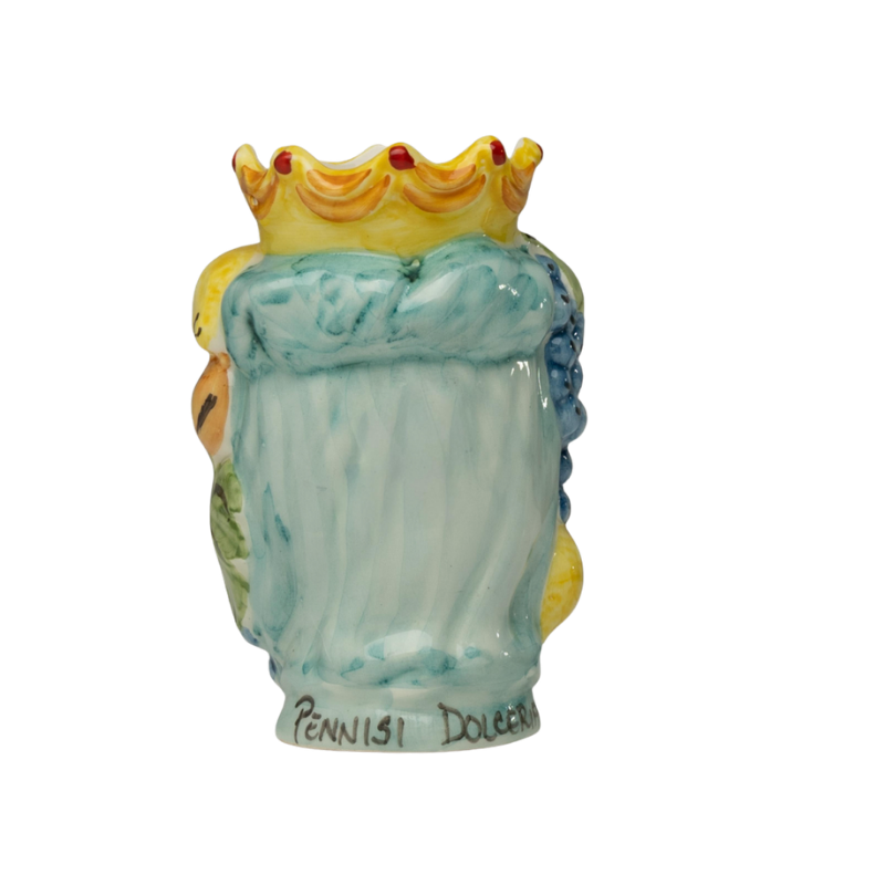 Sicilian Ceramic Moor Head Vase