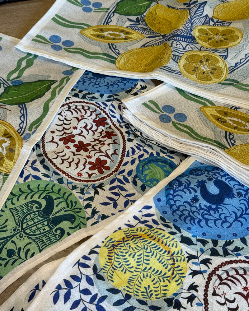 Emma Sheehan Tea Towel – Lemons