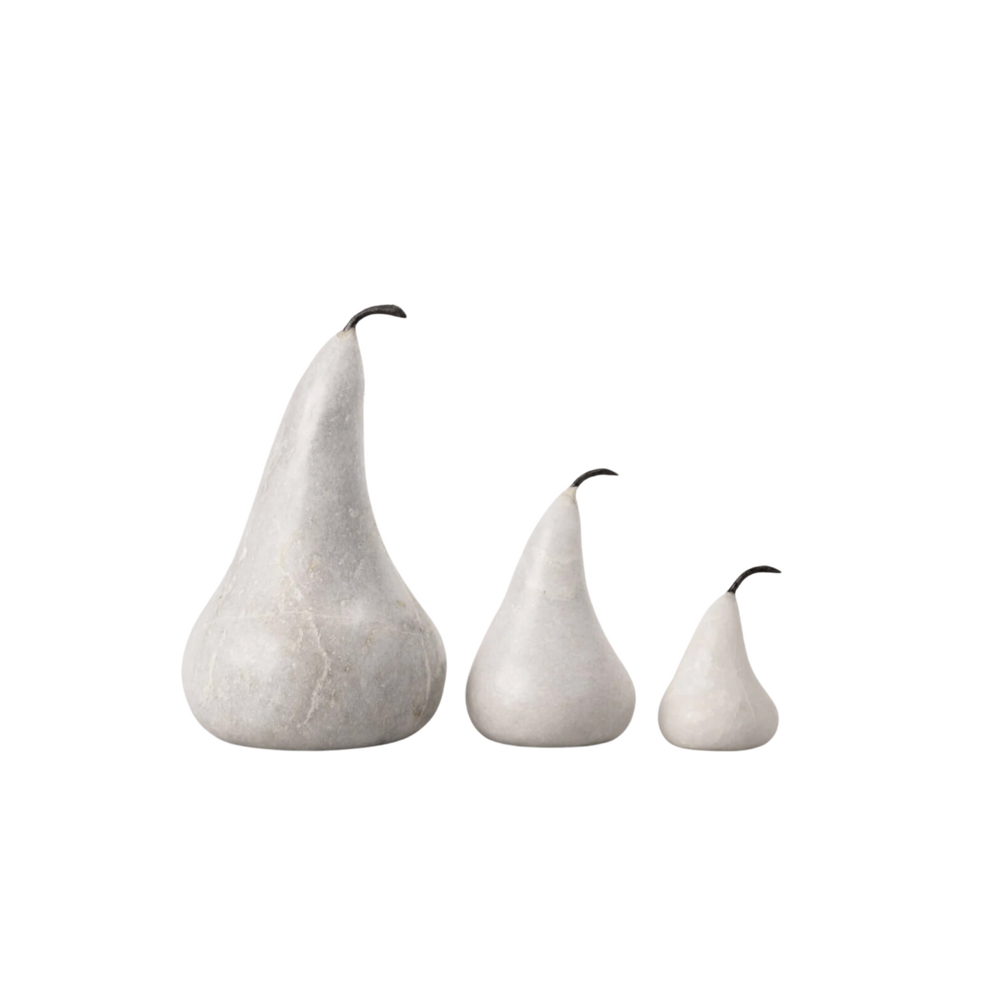 Marble Pear – White