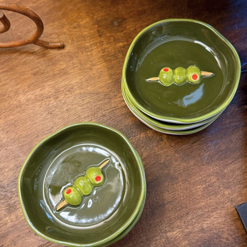 Mini Ceramic Olive Dish
