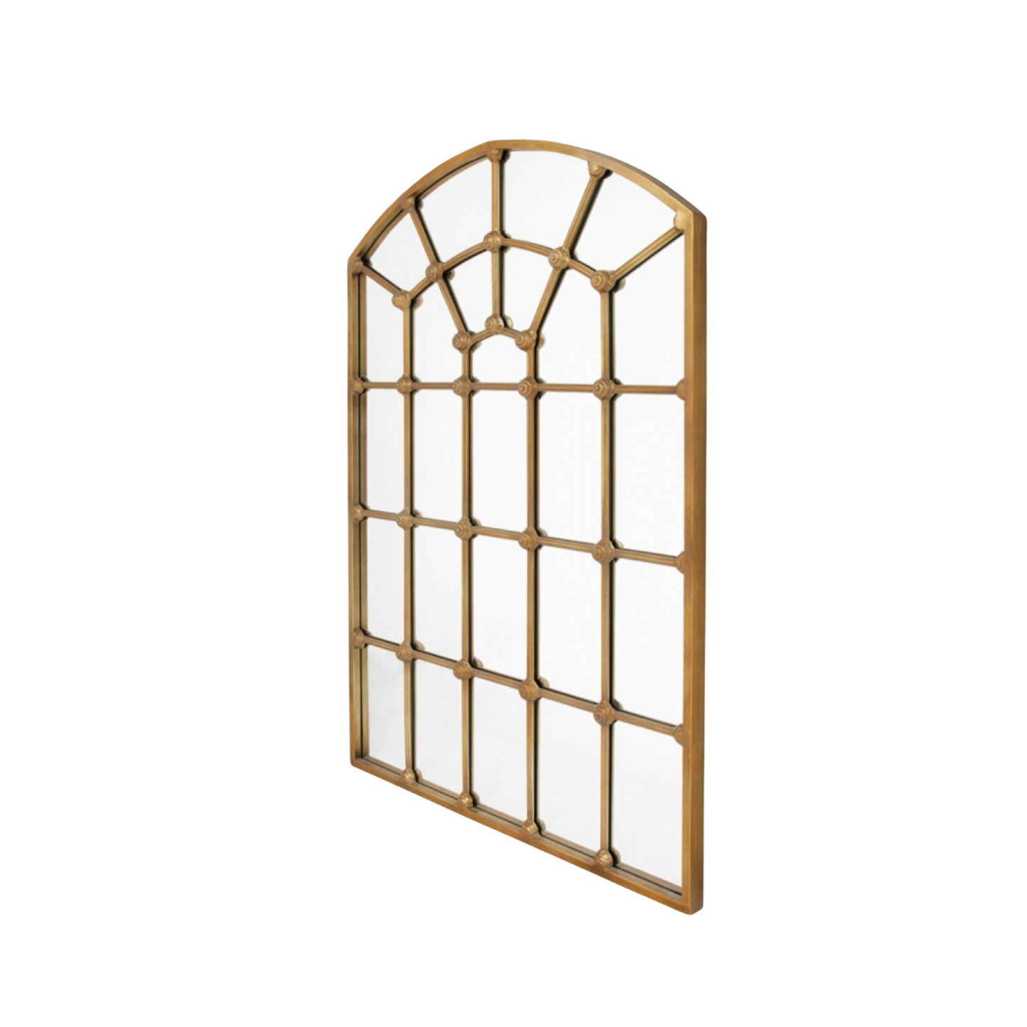 Arched Gold Mirror