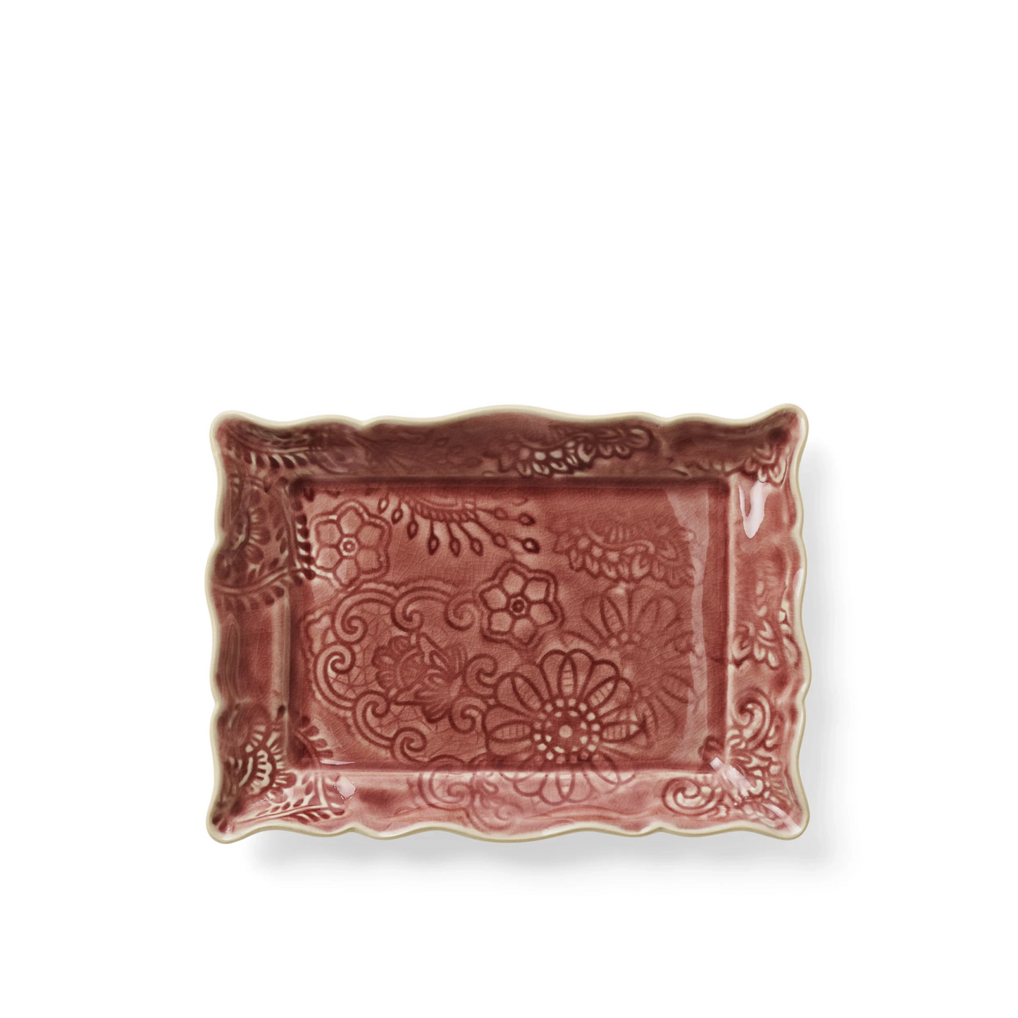 Arabesque Appetiser Plate – Old Rose