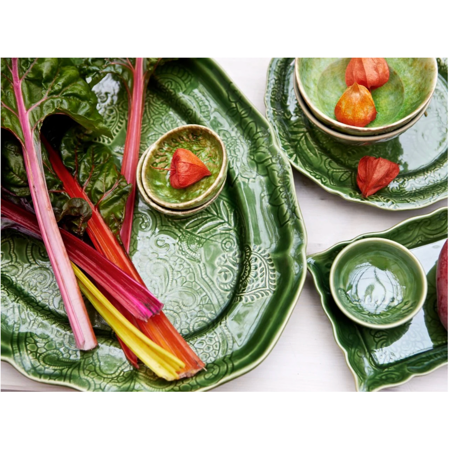 Arabesque Large Oval Server – Sand