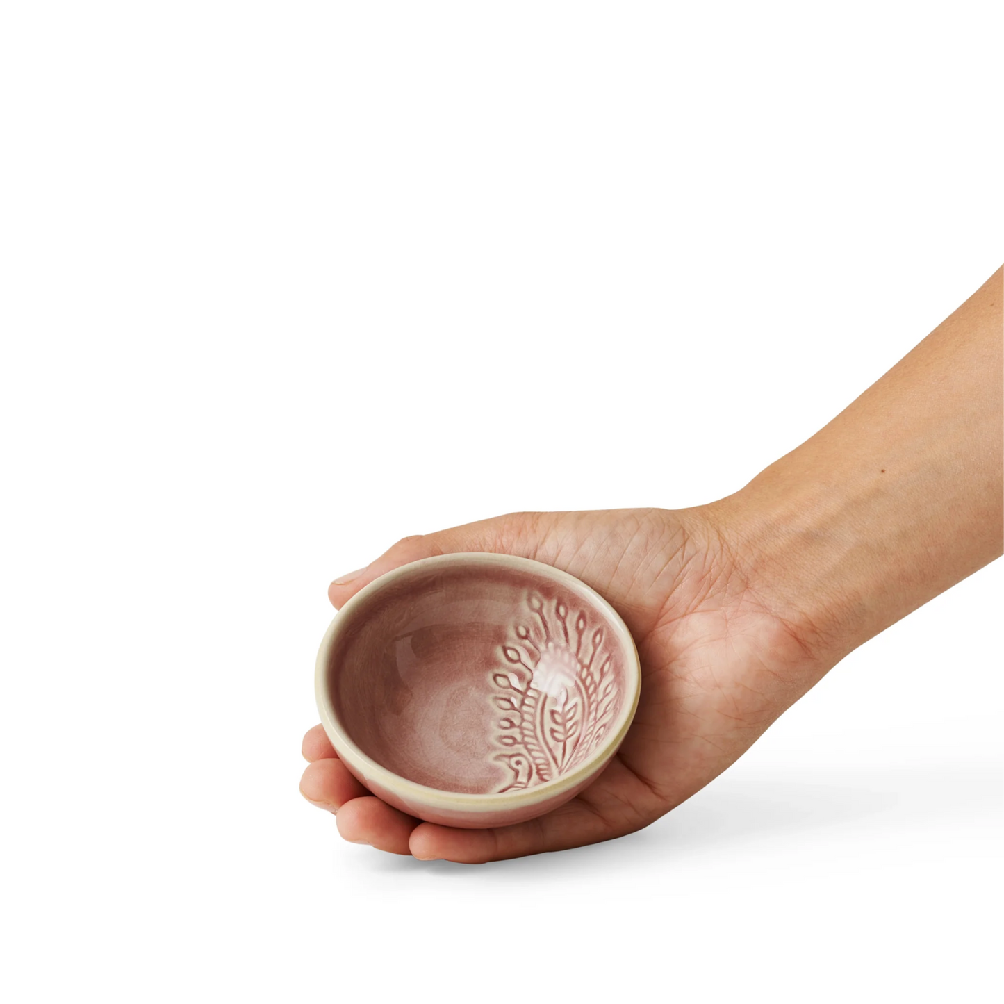 Arabesque Small Dip Bowl – Old Rose