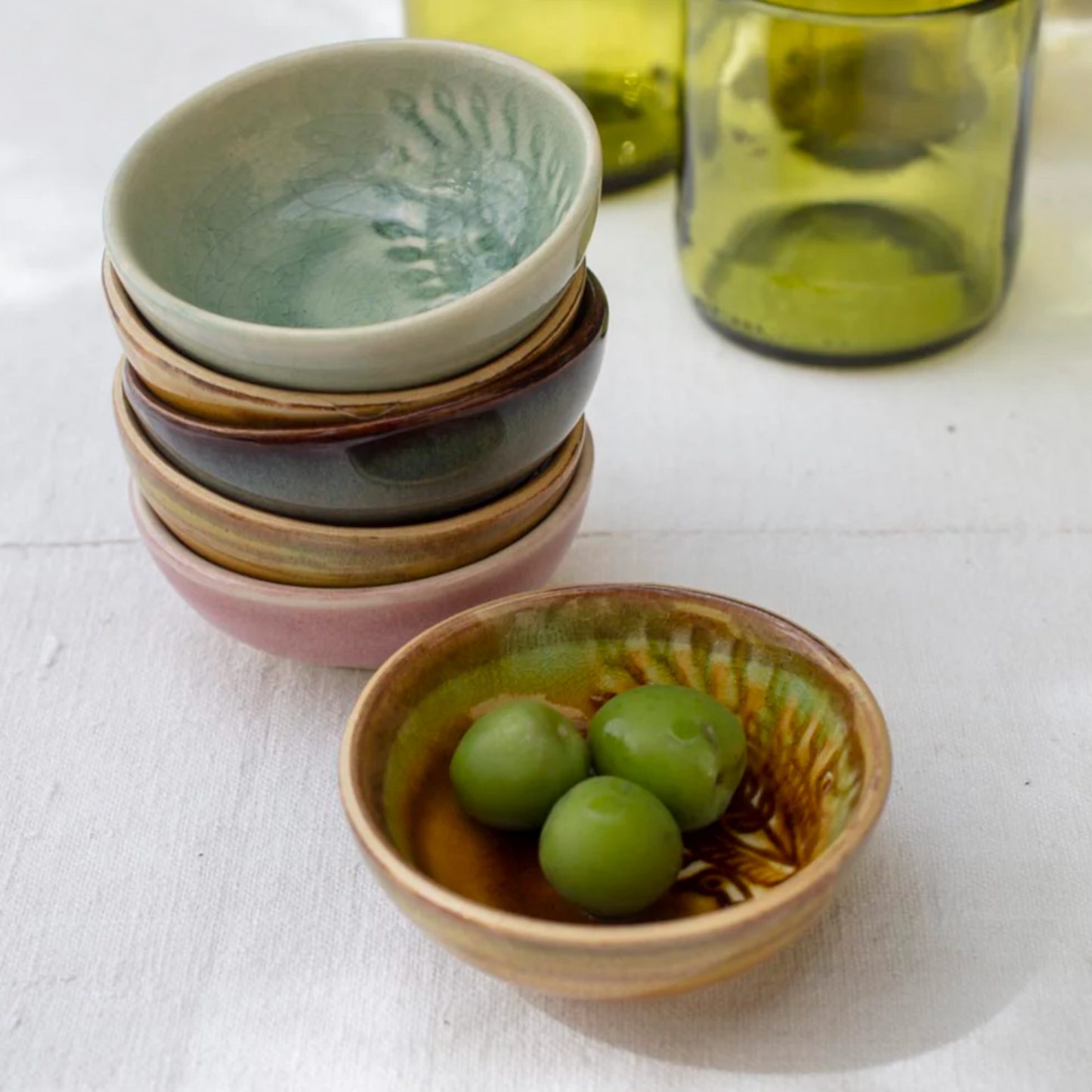 Arabesque Small Dip Bowl – Old Rose