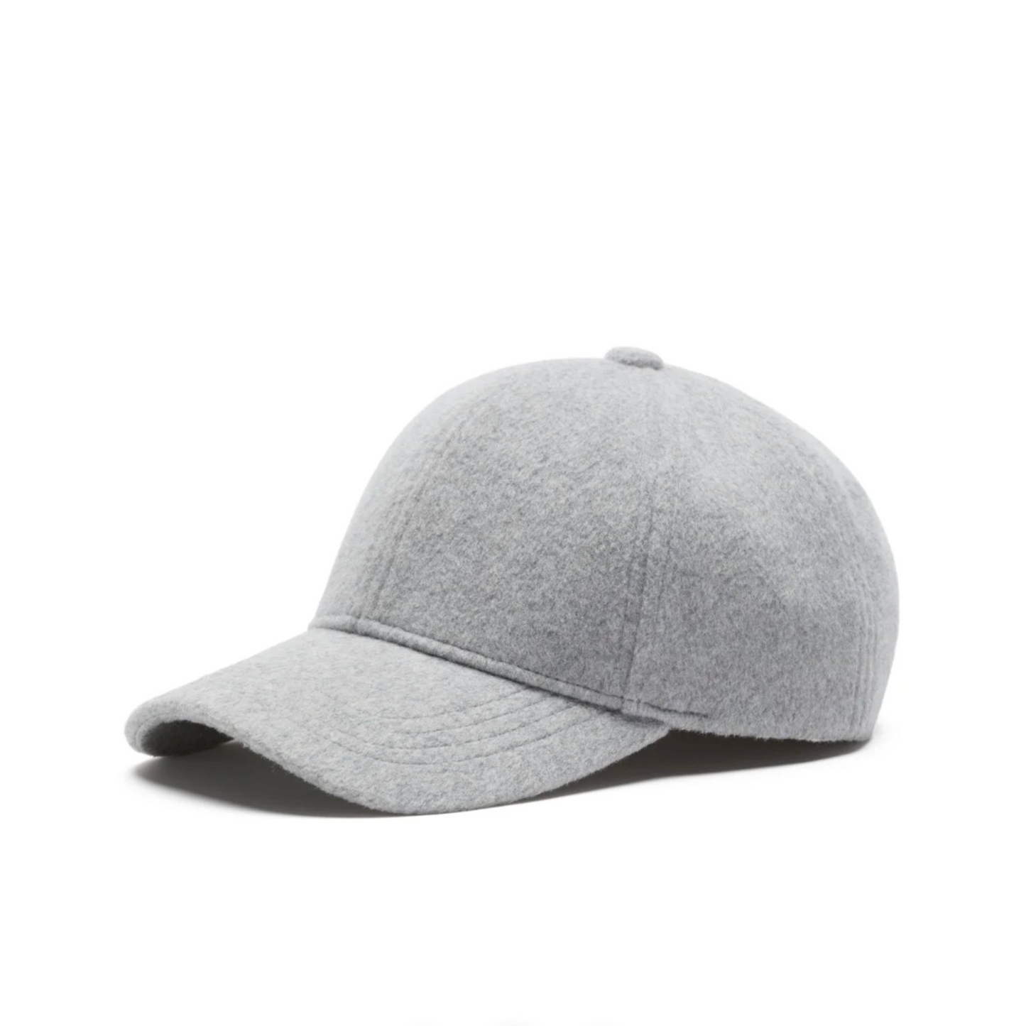Wool Cashmere Cap - Grey Marle