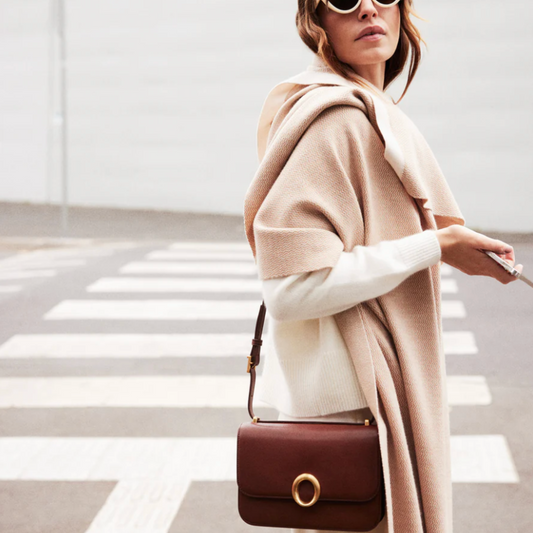 The Bellarine Merino Wrap - Camel