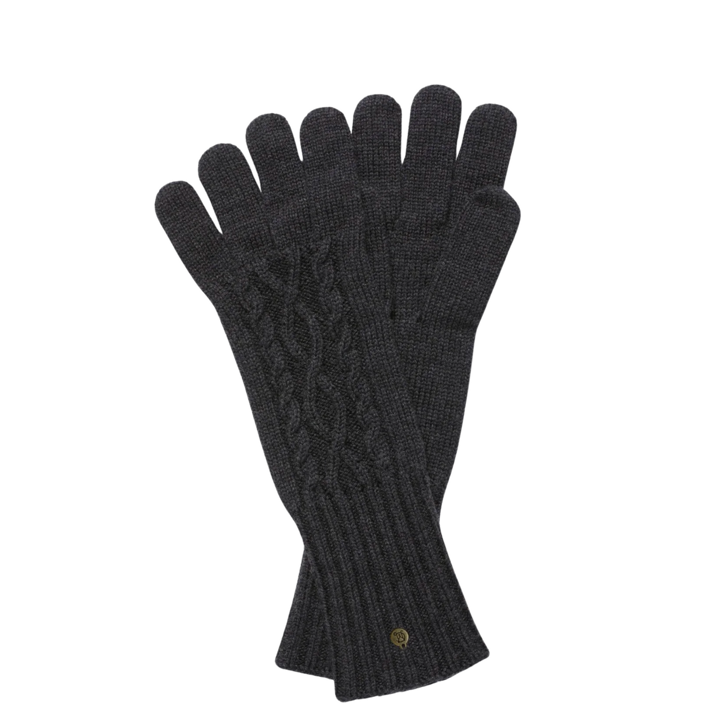 Merino Gloves - Charcoal