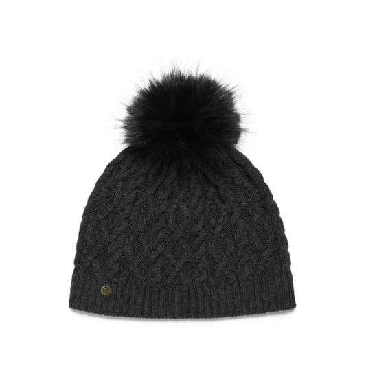 Merino Beanie - Charcoal