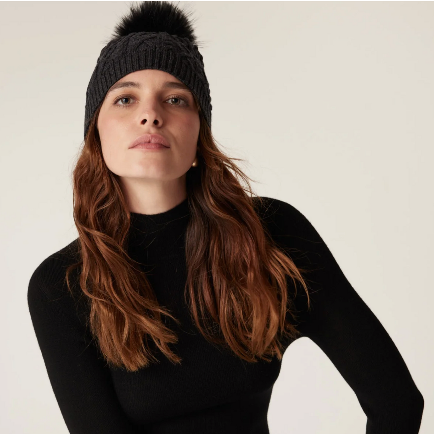 Merino Beanie - Charcoal