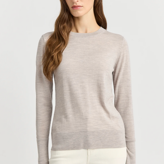 Fine Merino Crew – Oat