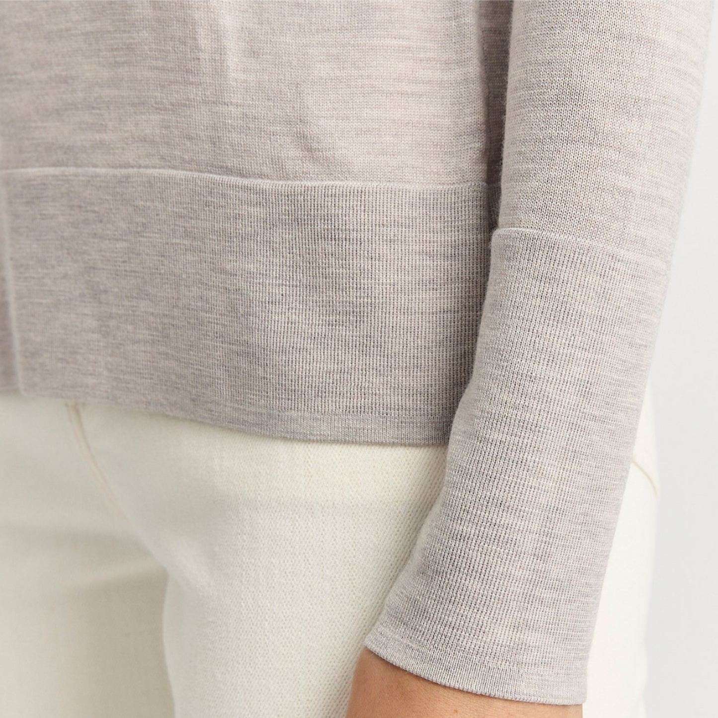 Fine Merino Crew – Oat