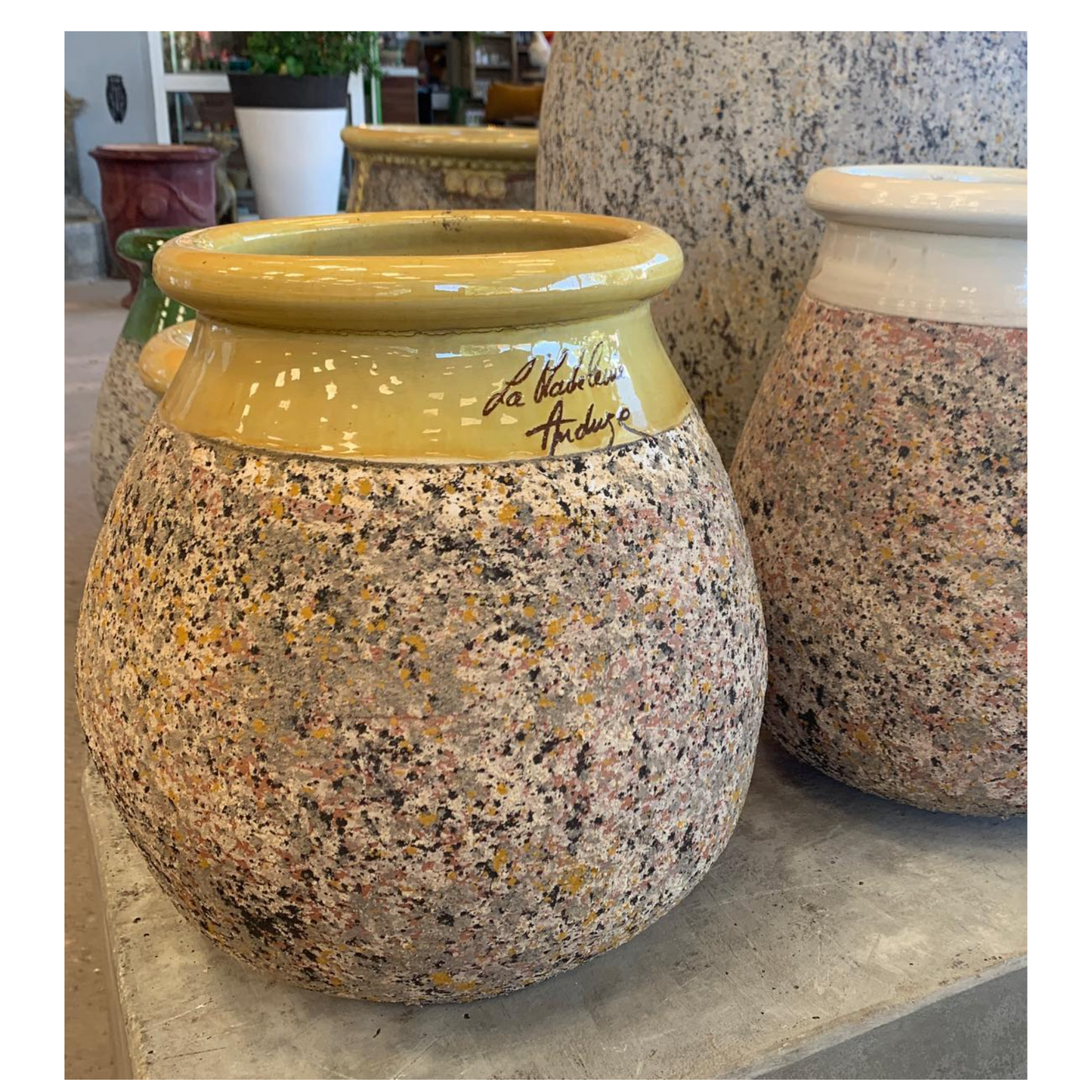 Poterie de la Madeleine – Biot Jar Yellow