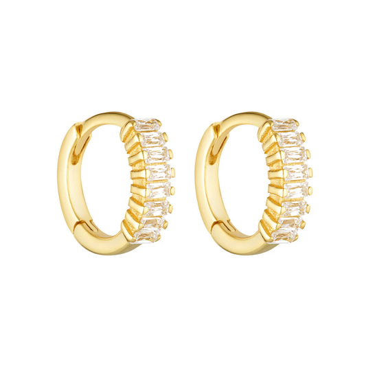 Gemini Huggies - Gold/Clear