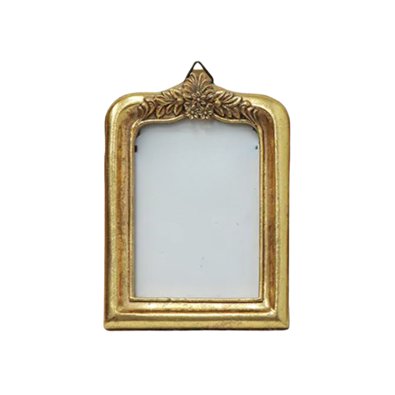 Antique Gold Floral Frame 2x3