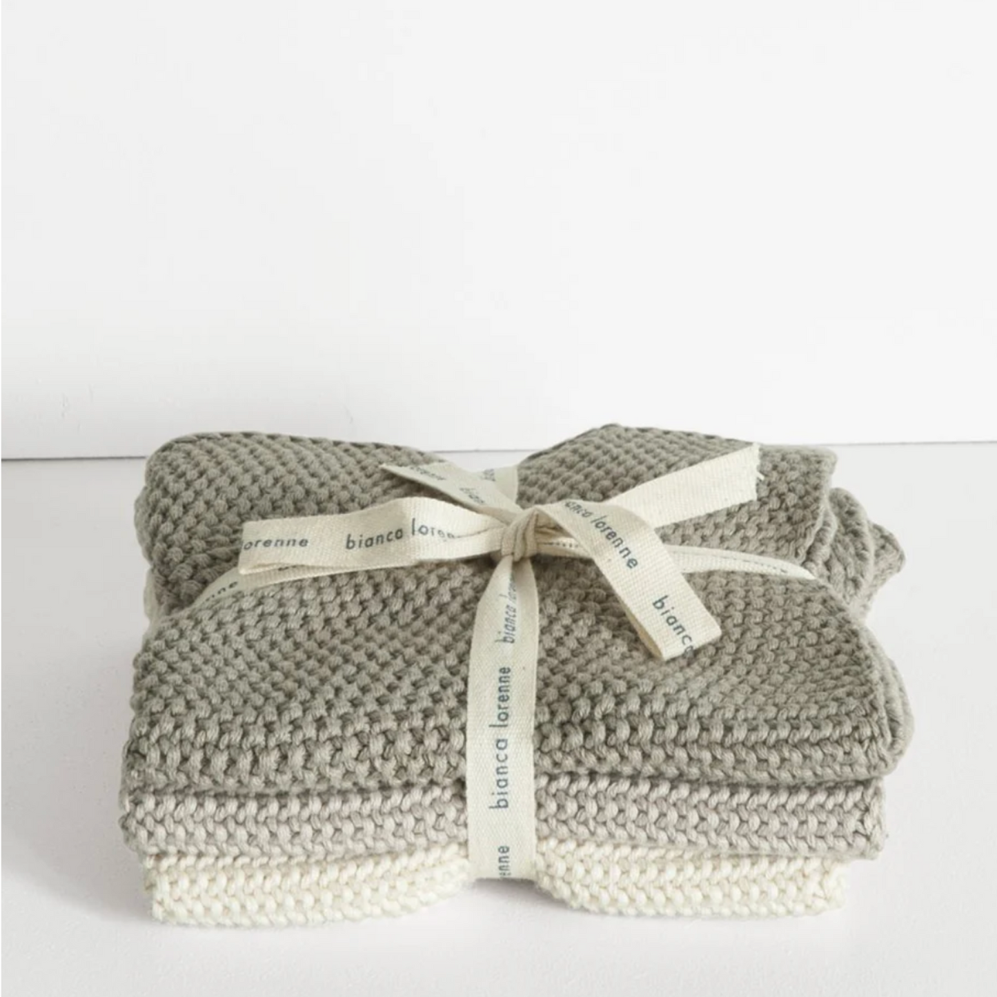 Lavette Washcloths Set Of Three – Taupe