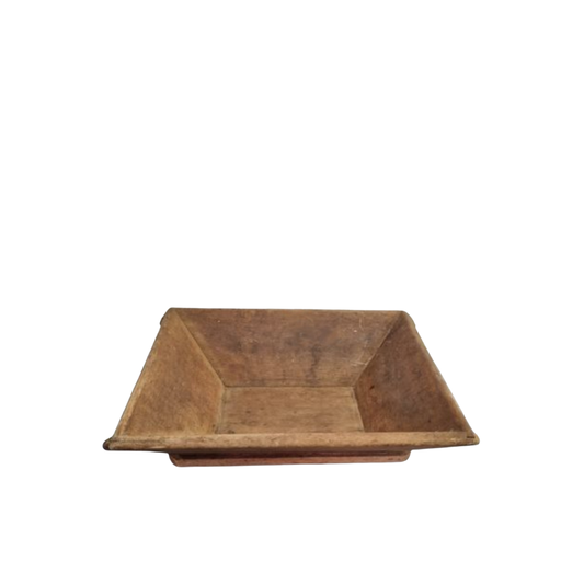 Vintage Wood Fruit Bowl