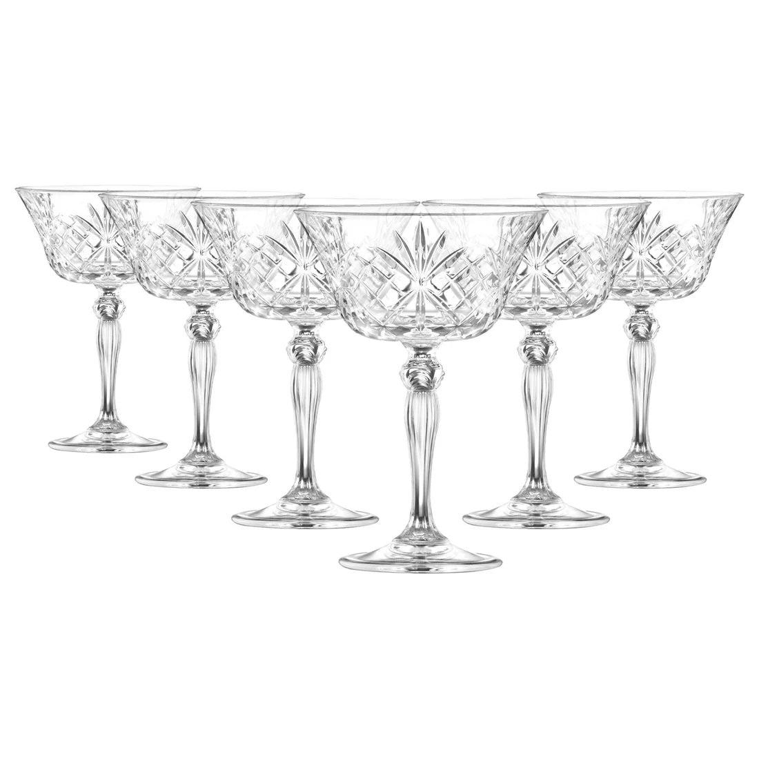Glass Champagne Saucer