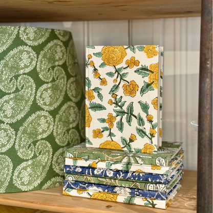 Hand Block Print 100 pages A5 Hardcover Notebook