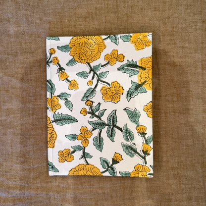 Hand Block Print 100 pages A5 Hardcover Notebook