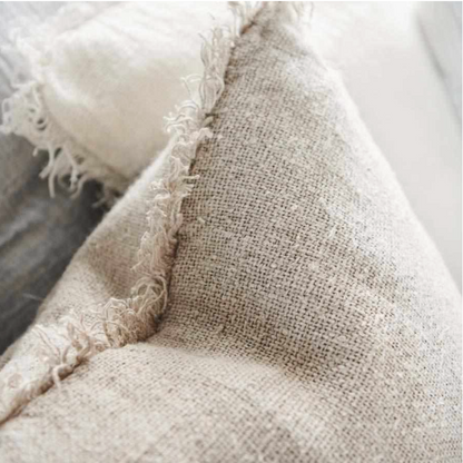 Linen Long Lumbar - Natural