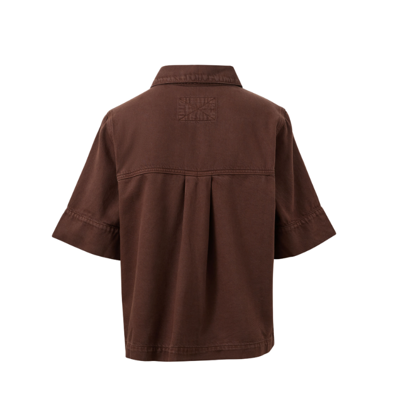 Noa Short Sleeve Shirt – Chocolate