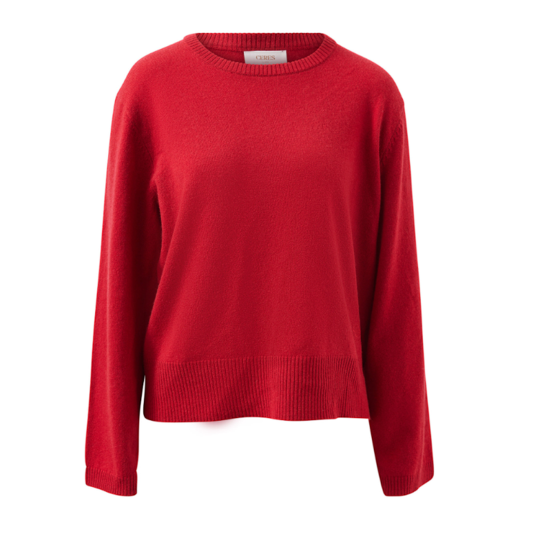 Ness Knit Pullover – Chilli