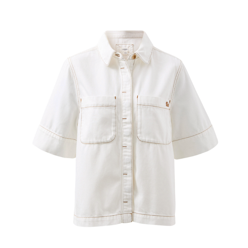 Noa Short Sleeve Shirt – Fresh Ecru
