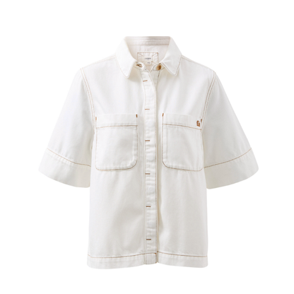 Noa Short Sleeve Shirt – Fresh Ecru