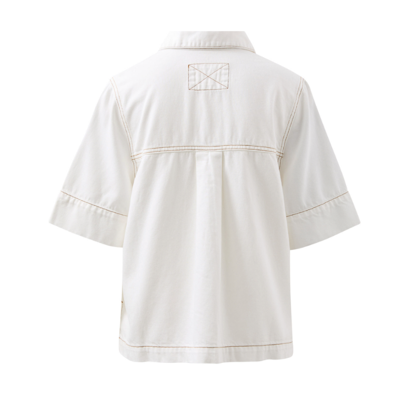 Noa Short Sleeve Shirt – Fresh Ecru