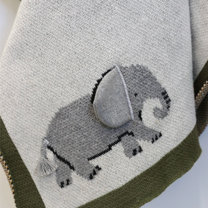 Animal Cotton Baby Blanket