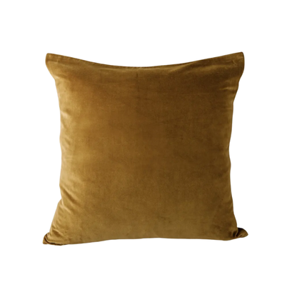 Velvet Cushion – Tobacco