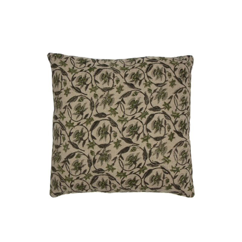 Floral Linen Cushion