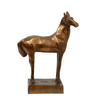 Copper Horse Sculpture