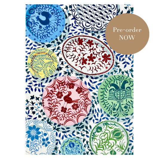 Emma Sheehan Tea Towel – Plates