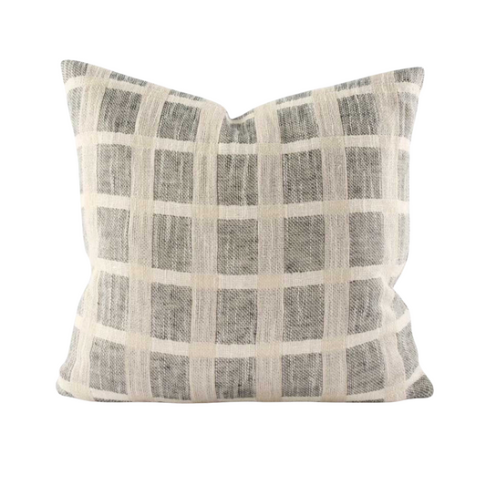 Linen Check Cushion