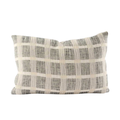 Linen Check Cushion