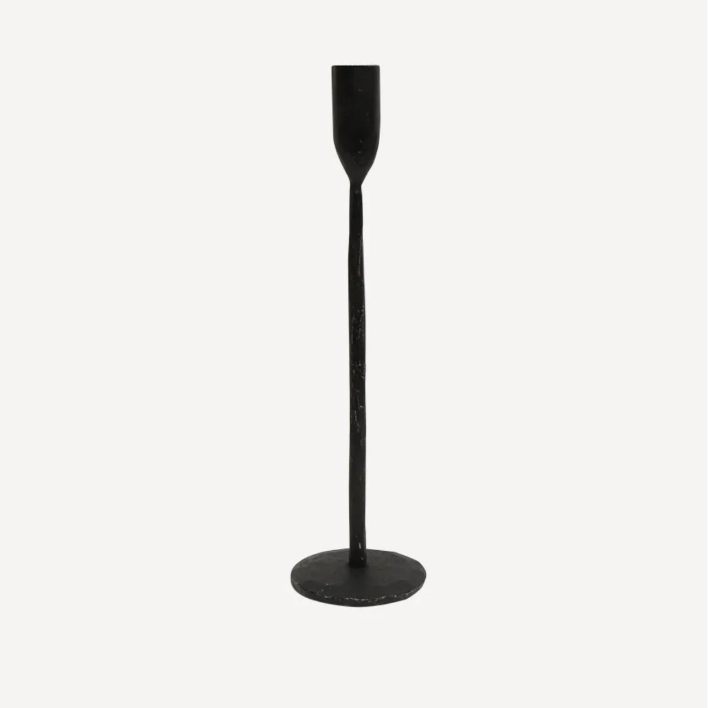 Black Cast Iron Candlestand