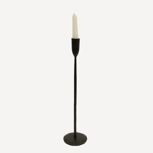 Black Cast Iron Candlestand