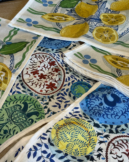 Emma Sheehan Tea Towel – Plates