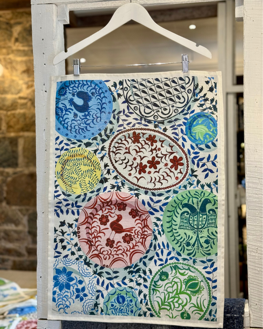 Emma Sheehan Tea Towel – Plates
