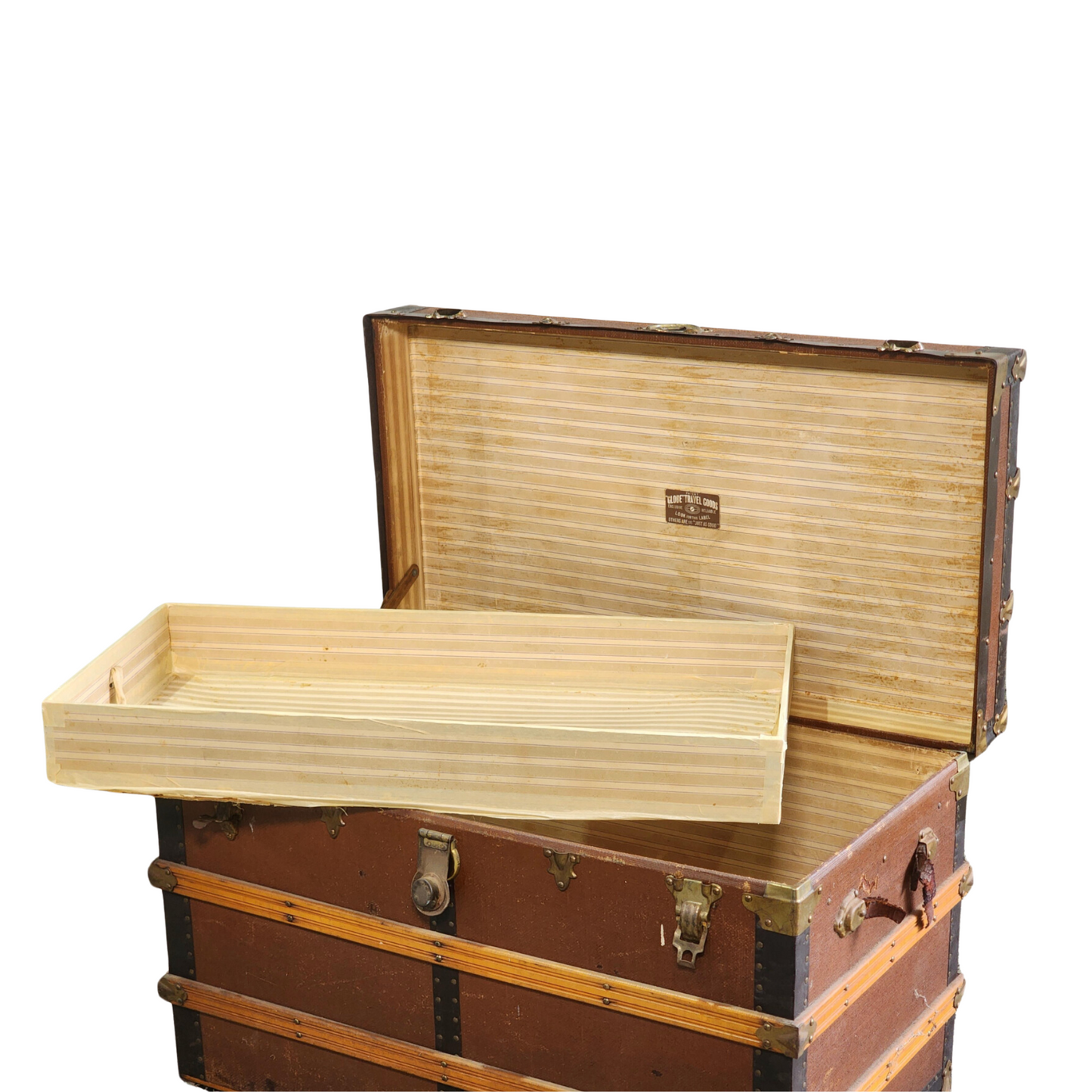 Antique Timber Travelling Trunk