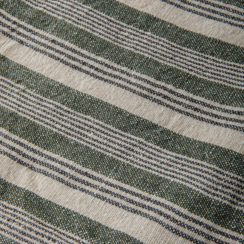 Forest Green Stripe Tea Towel