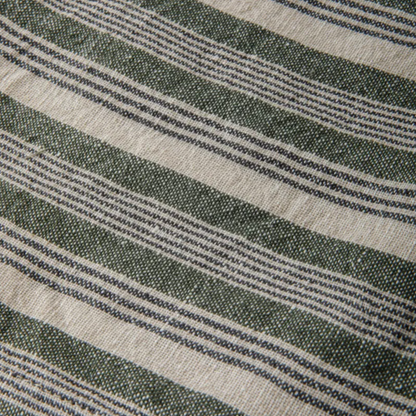 Forest Green Stripe Tea Towel