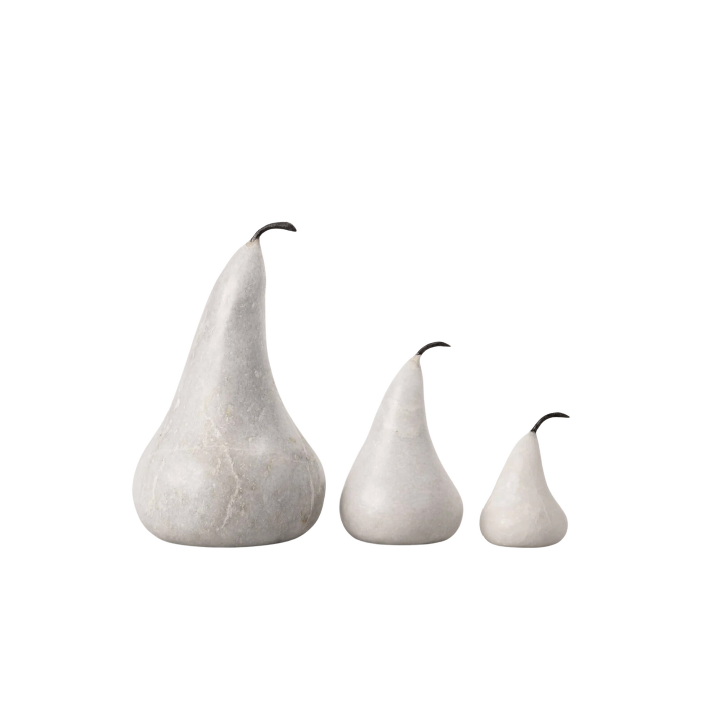 Marble Pear – White