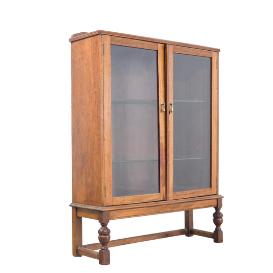 Oak Display Cabinet