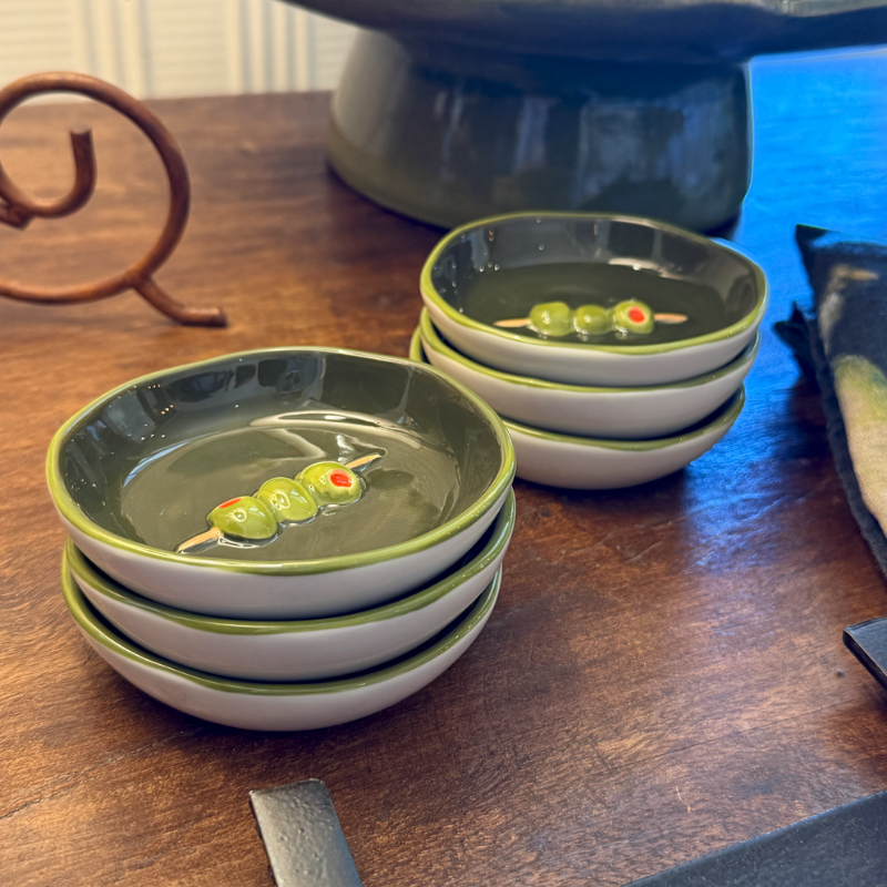 Mini Ceramic Olive Dish